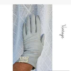 Vintage Light leather gloves‎ 8 NWT